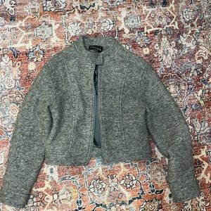 Vintage Cropped wool jacket
